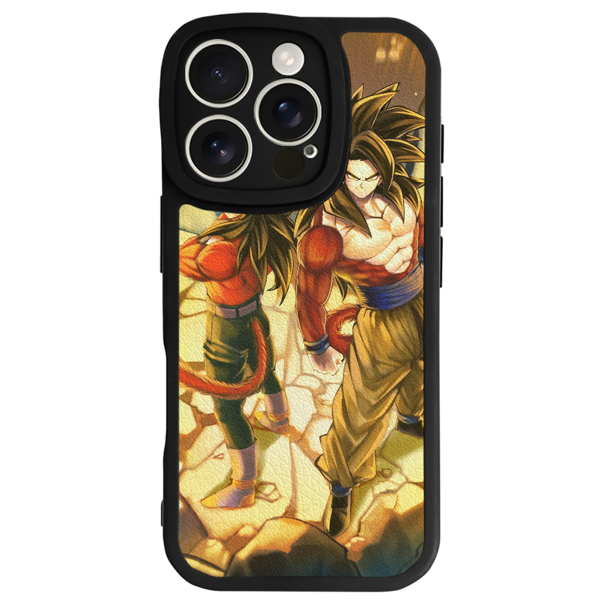 （画像用） ドラゴンボール DRAGON BALL 【iPhone 16シリーズ対応】シリコンスマホケース（レザー調） 材質：シリコン